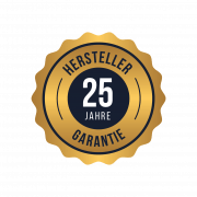 25 Jahre Hersteller Garantie